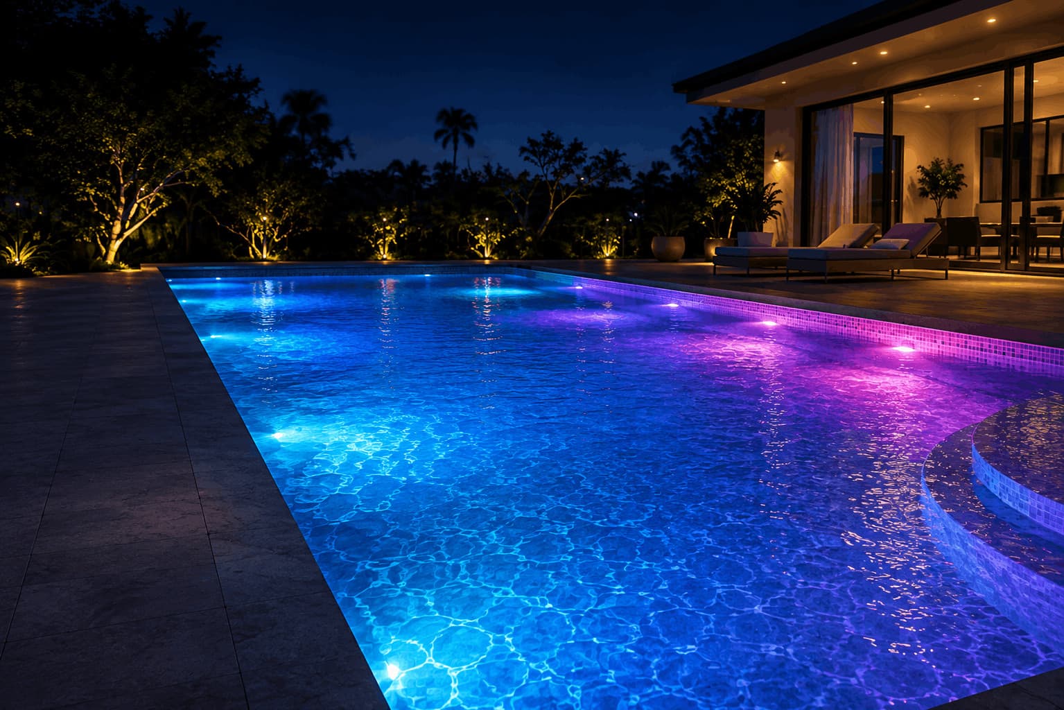 Swimming Pool Lighting — BAB ALFIZA UAE